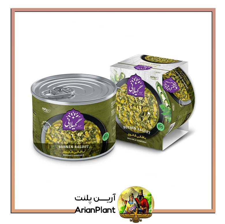 کنسرو باقالی قاتق گیلانی 460 گرم